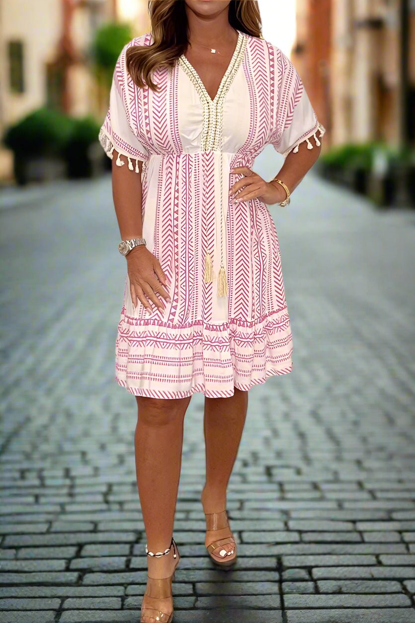 Magdalena | Robe imprimée chic