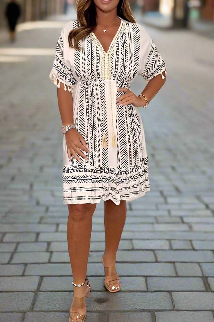 Magdalena | Robe imprimée chic