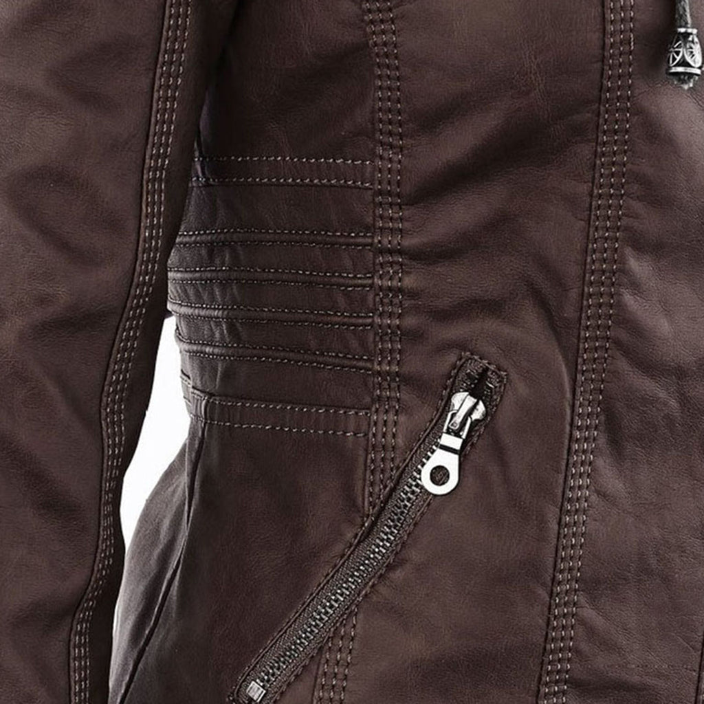 Monika™ | Robuste und elegante Lederjacke 