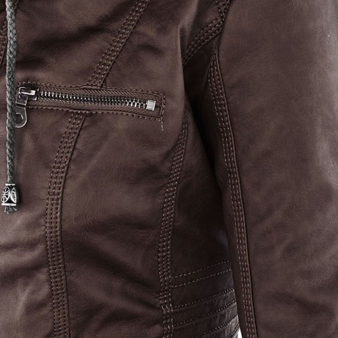 Monika™ | Robuste und elegante Lederjacke 