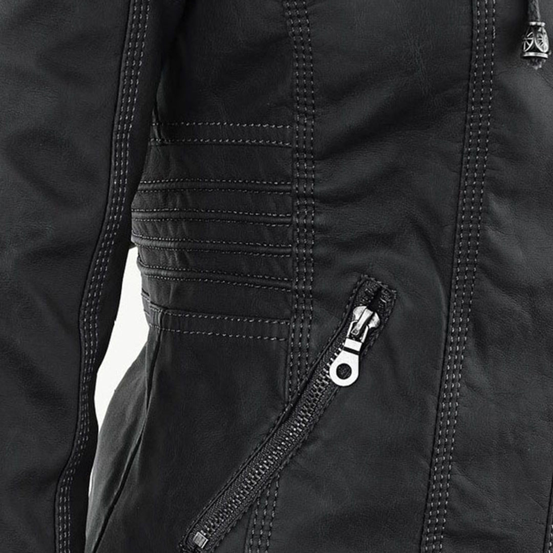Monika™ | Robuste und elegante Lederjacke 