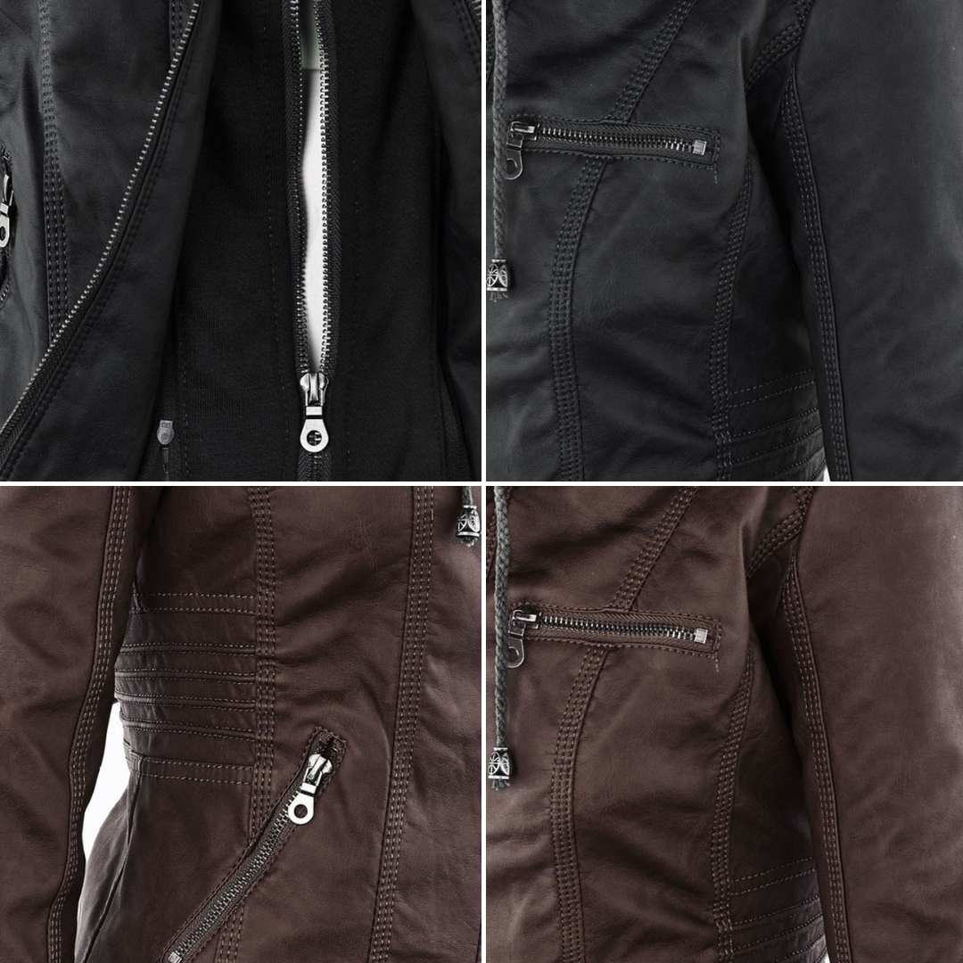 Monika™ | Robuste und elegante Lederjacke 