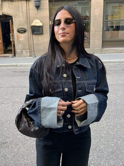 Meadow | Rolled Long Sleeve Coat