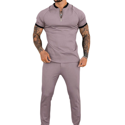 ALEC - Slanke pasvorm casual set voor de zomer
