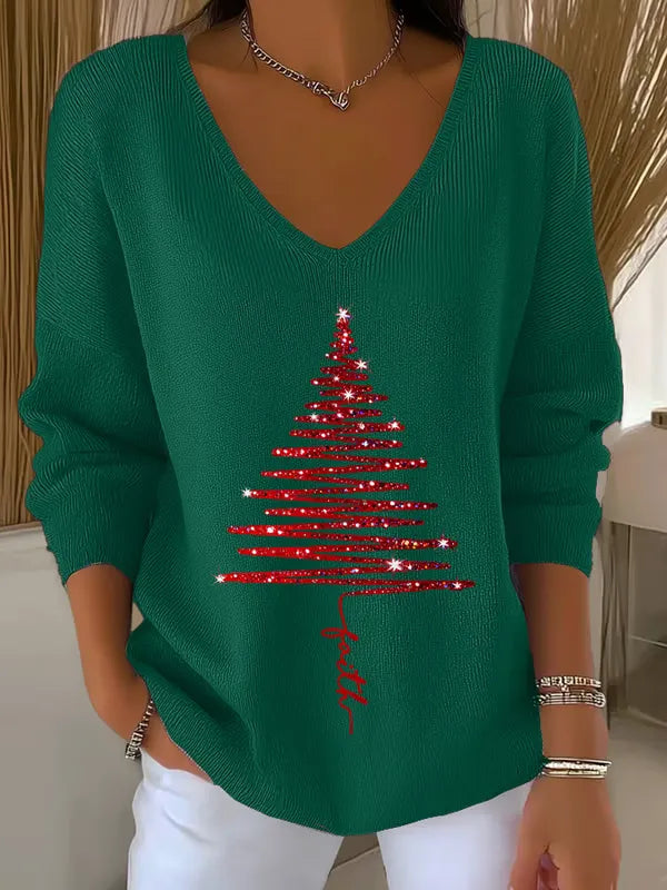 Lara™ | Christmas Fleece Jumper - Warmth, Style &amp; Joy 