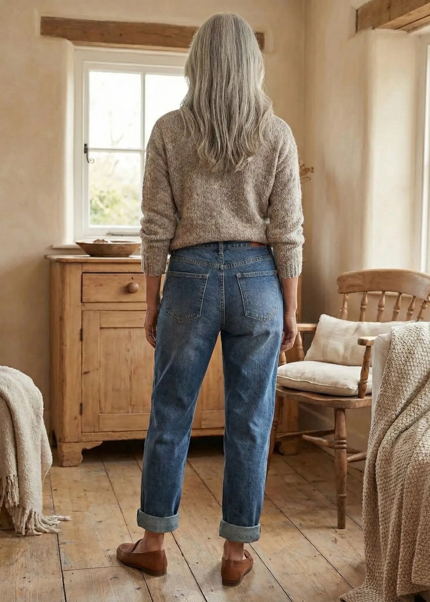 Tove - Jeans taille haute élégants