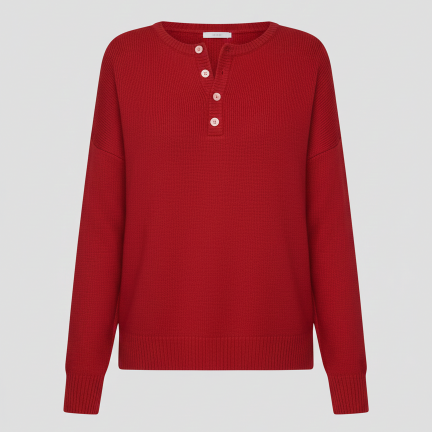 Harriet | Pull en maille douce avec détails de boutons 