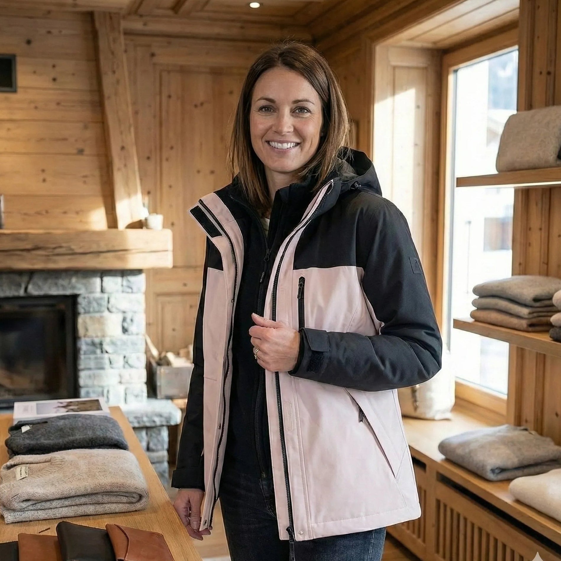 Veste Elara™ 3 en 1 toutes saisons | Imperméable et coupe-vent