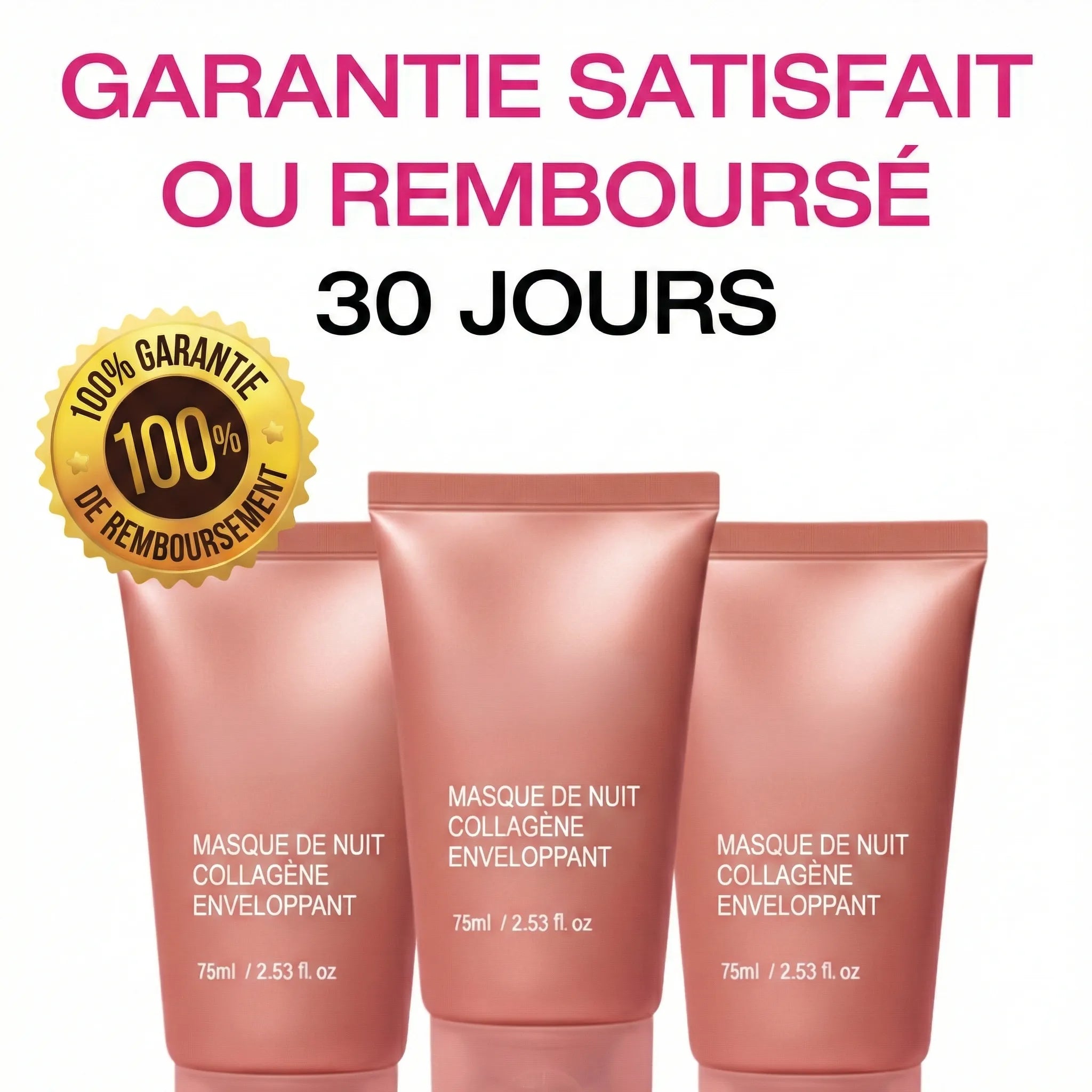 Masque de nuit enveloppant au collagène 