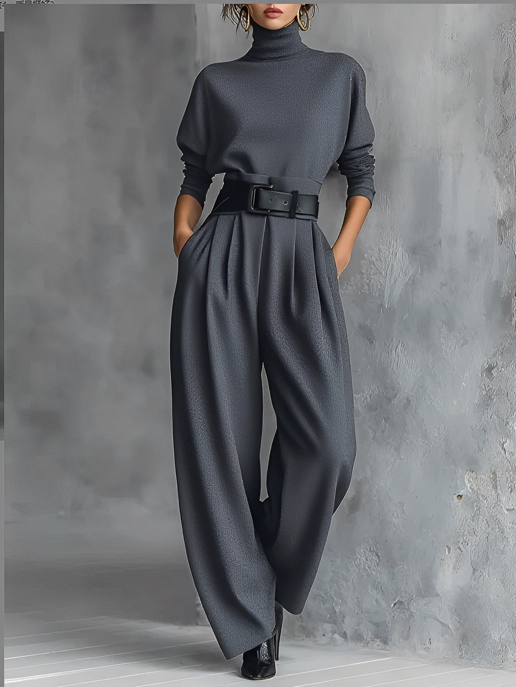 Maria | Ensemble col roulé 