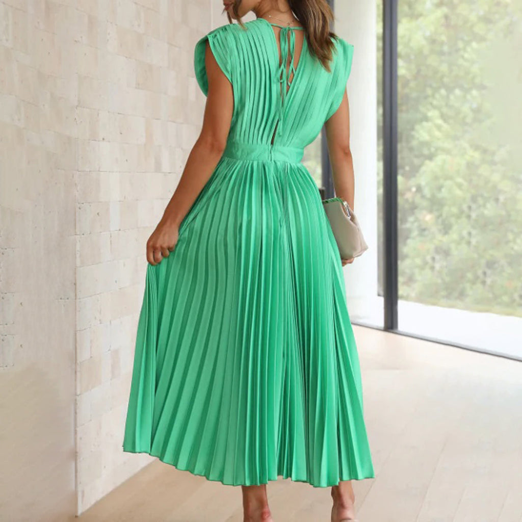 Lena™ | Elegant satin MIDI dress