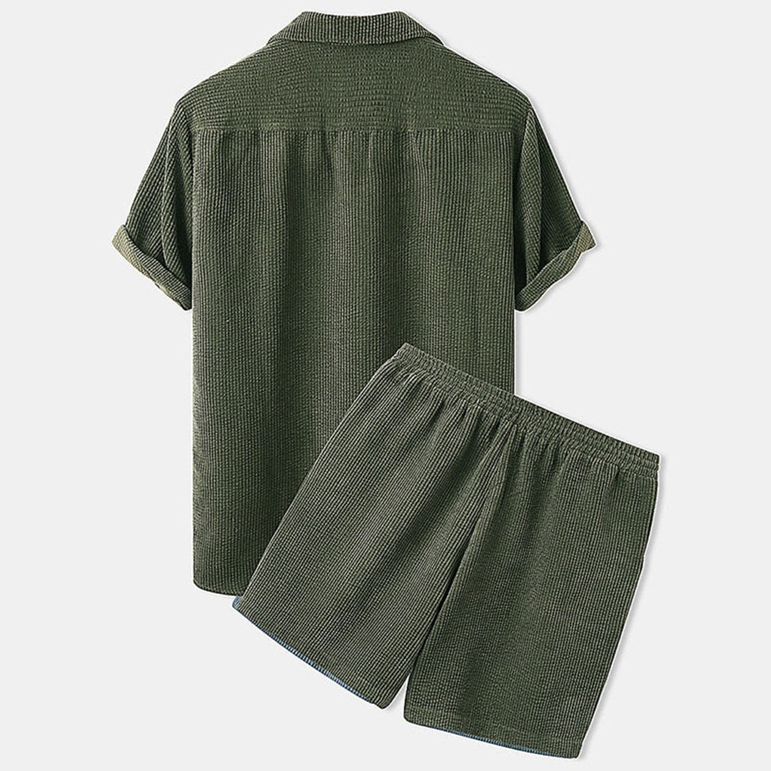 FERRAN - Heren corduroy set voor de zomer