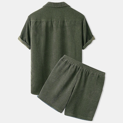 FERRAN - Heren corduroy set voor de zomer