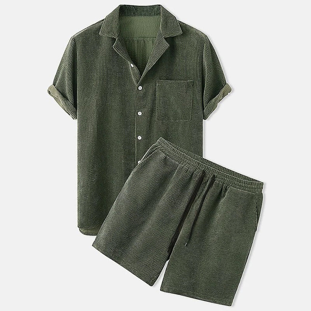 FERRAN - Ensemble en velours côtelé pour hommes pour le zomer