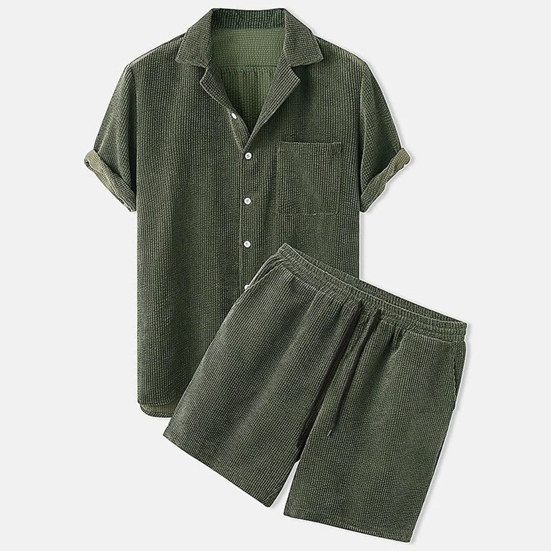 FERRAN - Ensemble en velours côtelé pour hommes pour le zomer