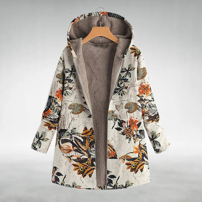 Novotná™ | Stylish floral fleece jacket