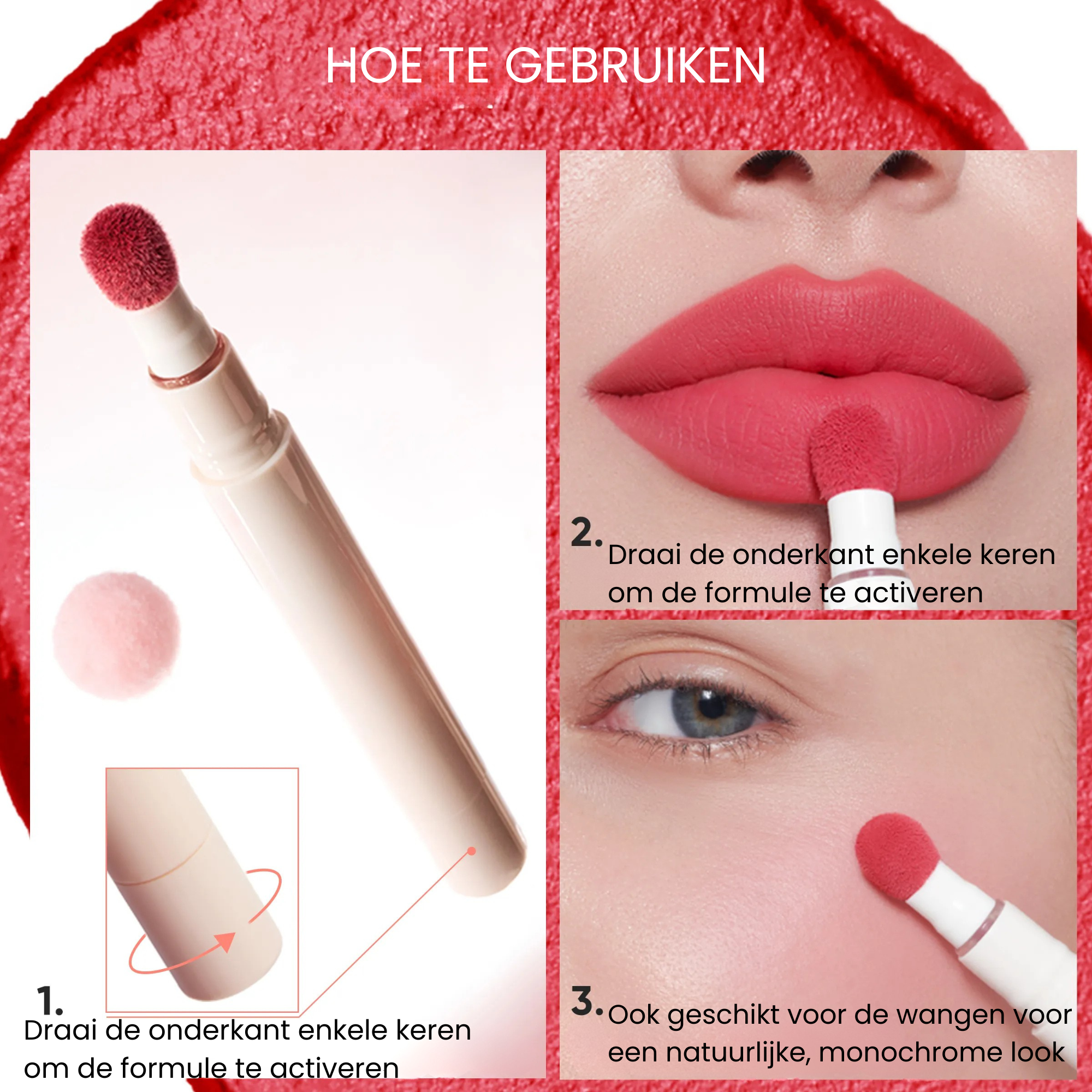 MATTE LIP STAIN™ | TRANSFER-PROOF LIP CREAM