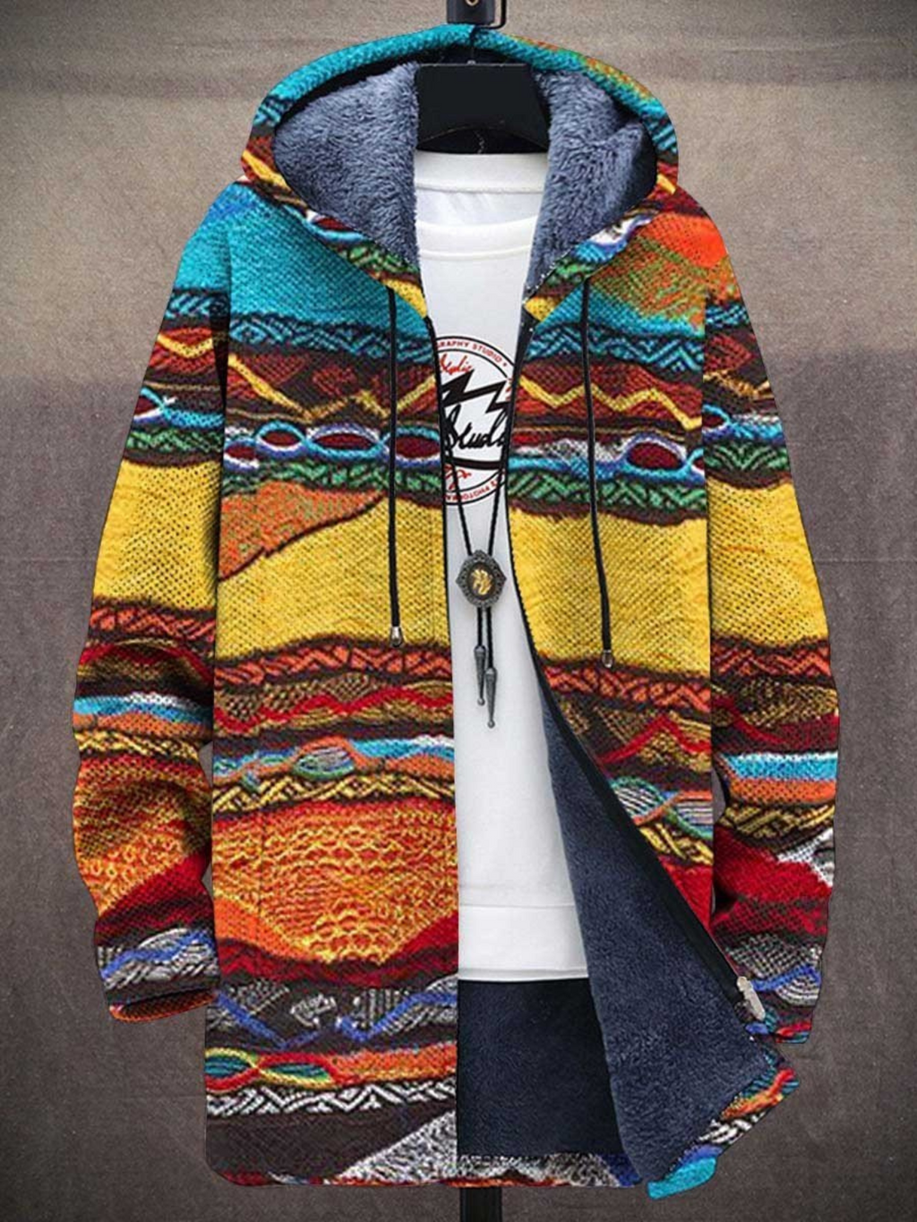 Leslie | Gilet luxueux d'inspiration artistique 
