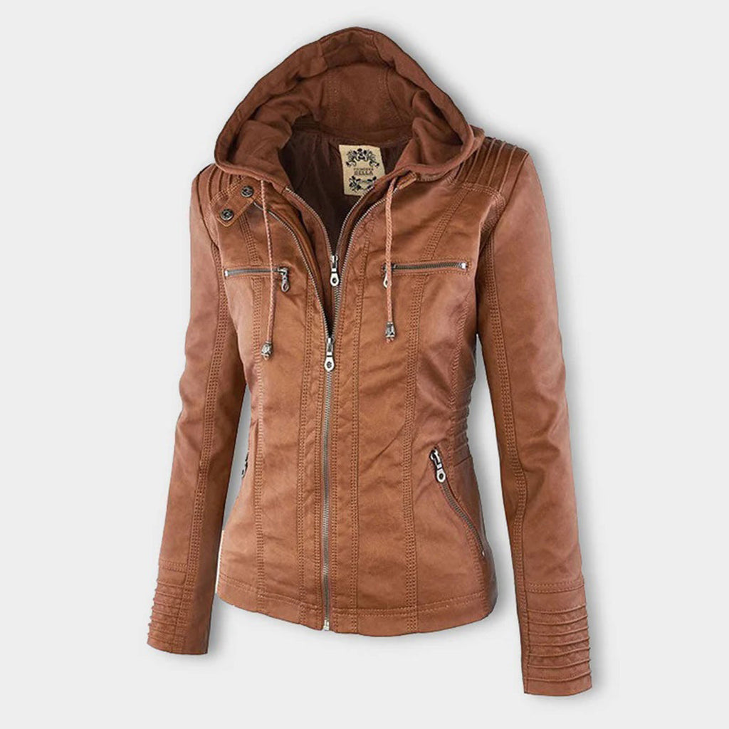 Monika™ | Robuste und elegante Lederjacke 