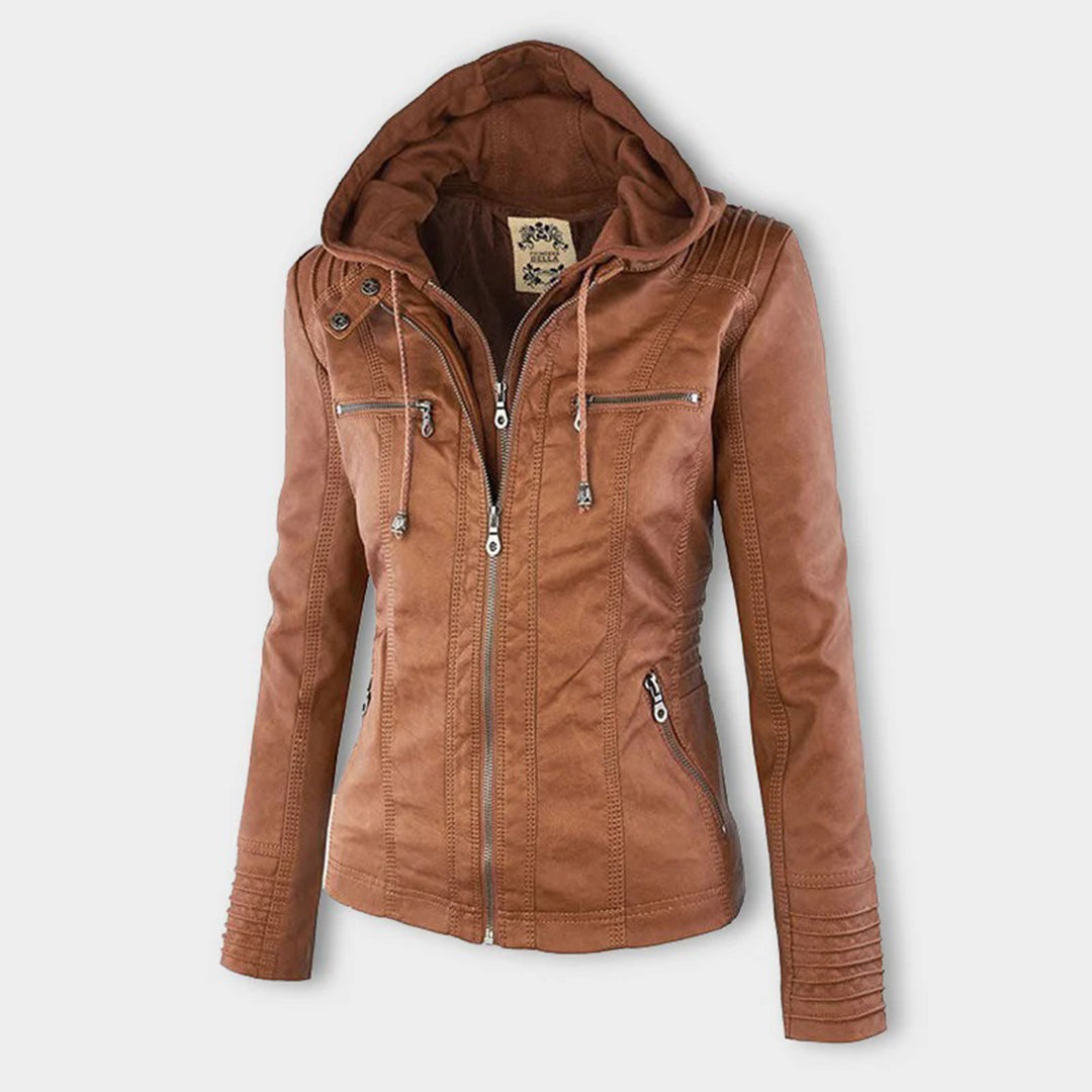 Monika™ | Robuste und elegante Lederjacke 