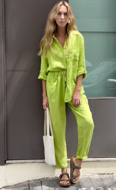 Letní elegance™ – Lněný set Marjan