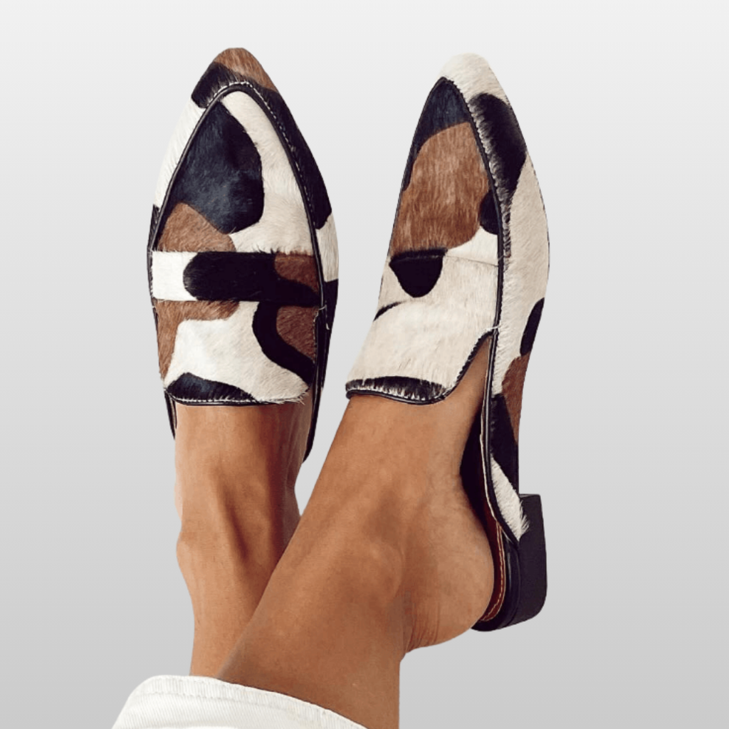 VIVIEN™ | Moccasins with animal print and elegant patchwork