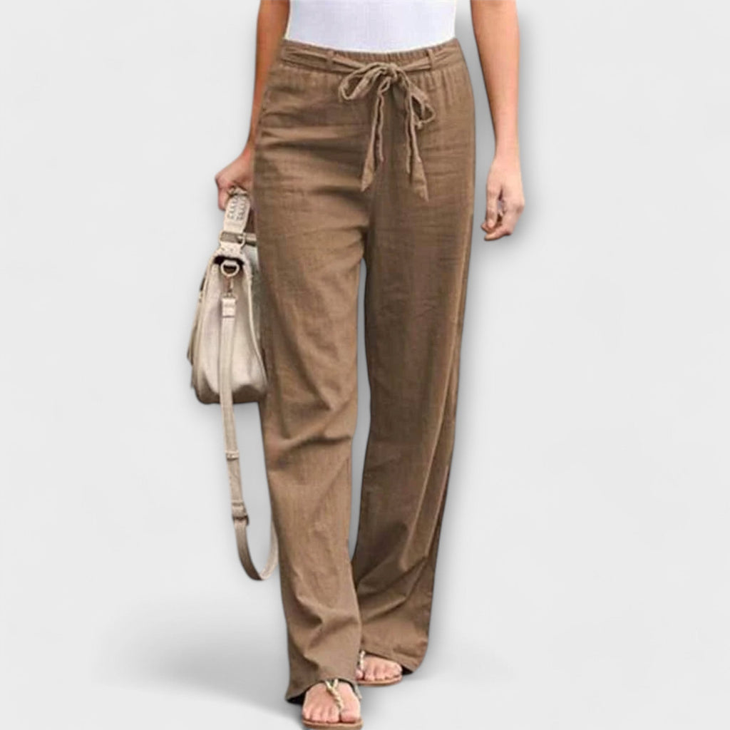 Loreen - Pantalon léger en lin