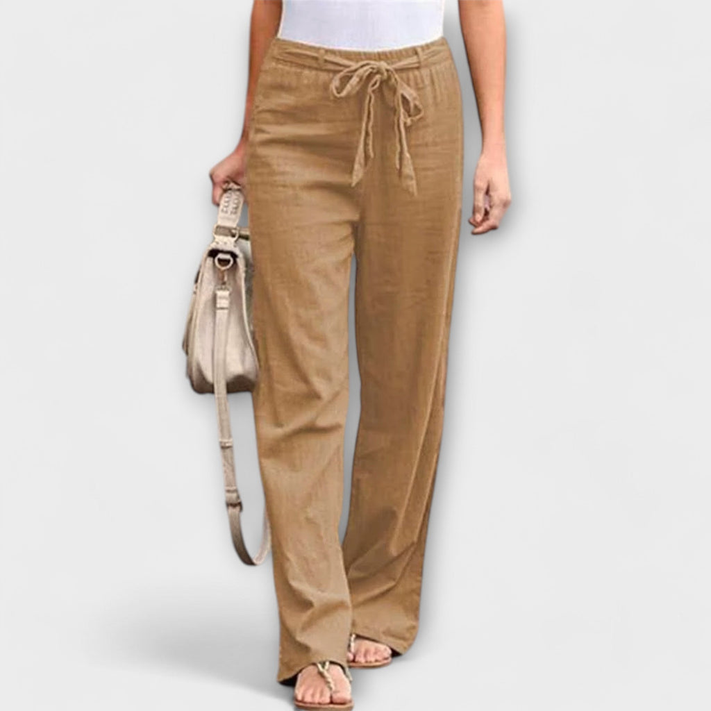 Loreen - Pantalon léger en lin