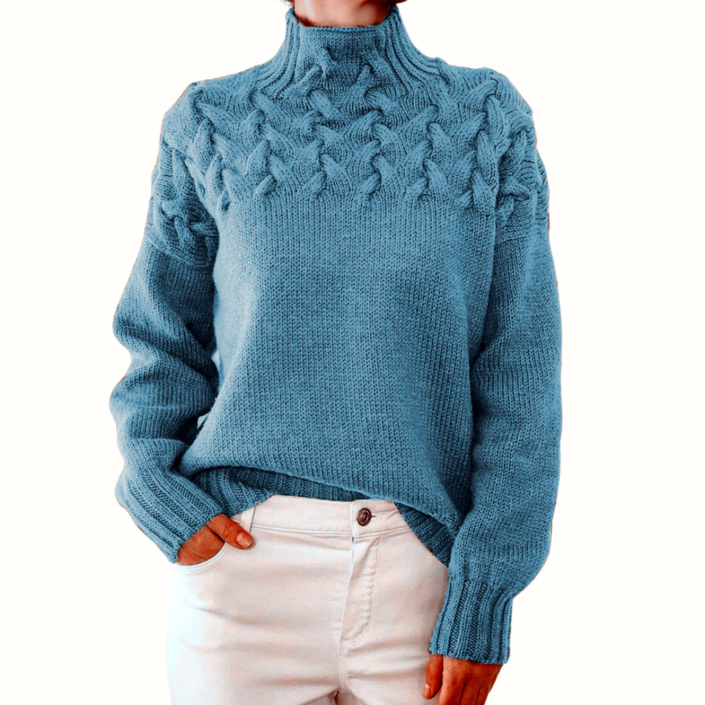 Mila – Gebreide trui met hals 