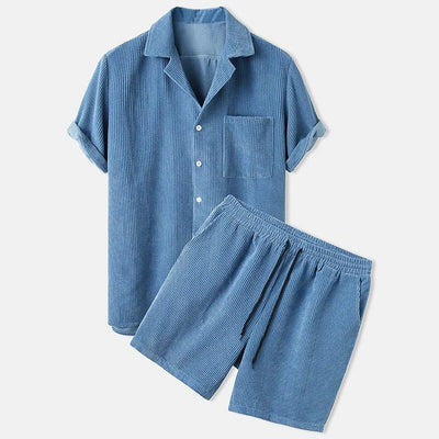 FERRAN - Heren corduroy set voor de zomer