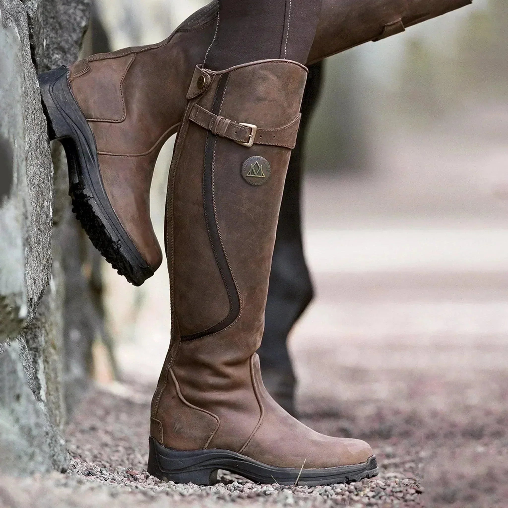 Lavinia | Bottes d'équitation en cuir imperméable