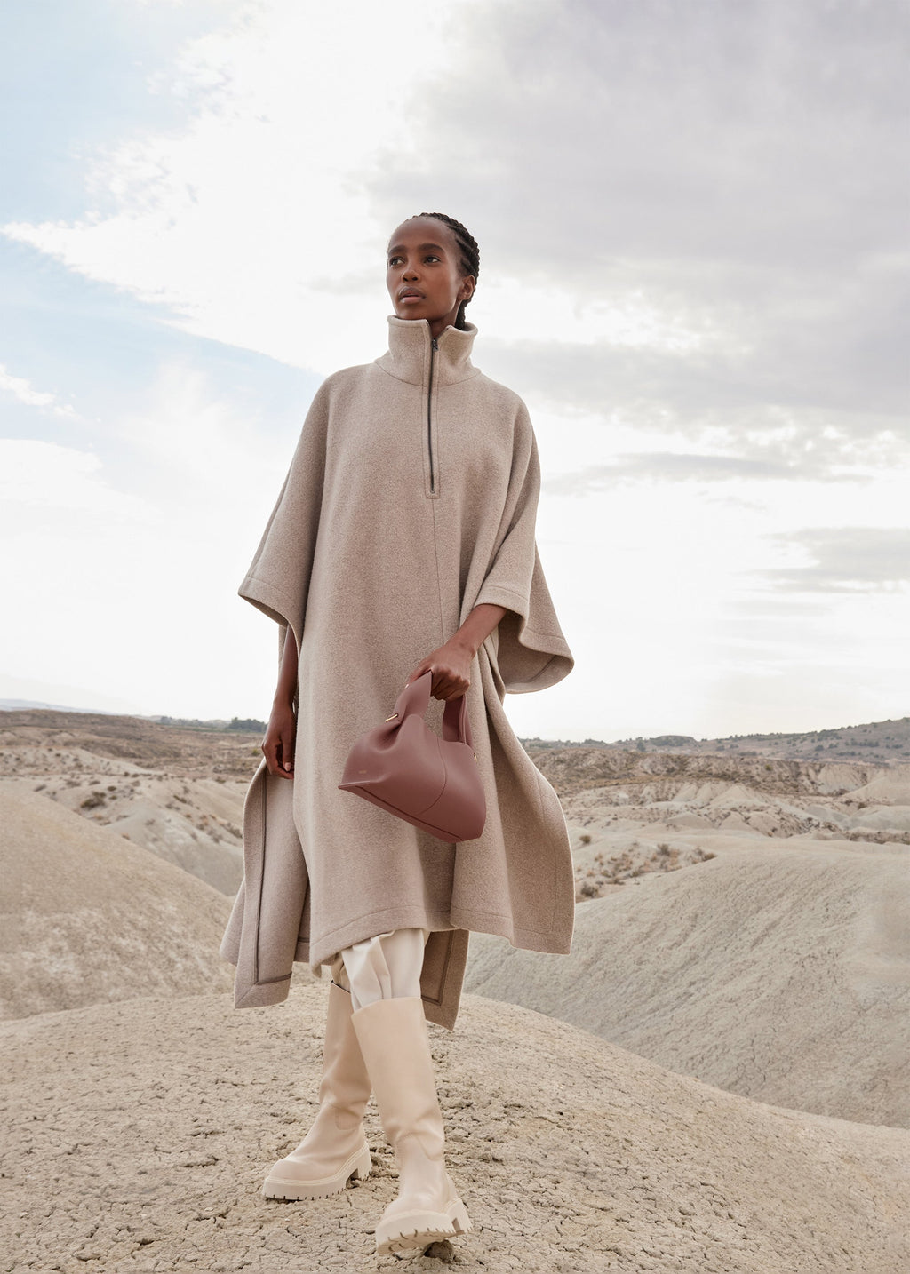 Sac cabas Lior – Mini | Rose poudré 