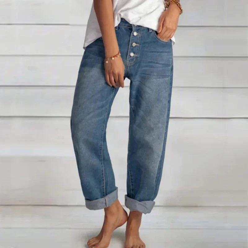 Tove - Jeans taille haute élégants