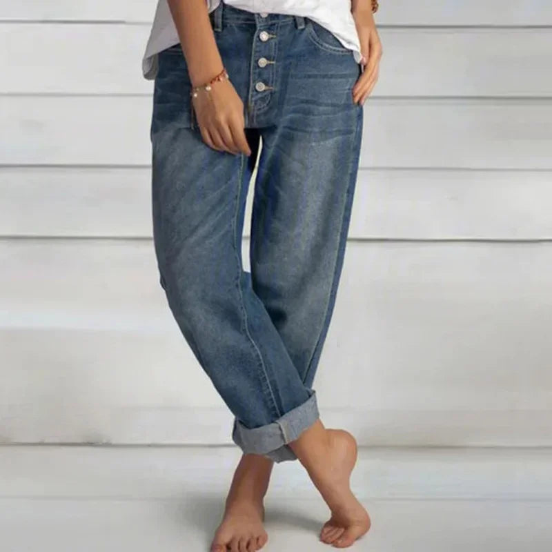 Tove - Jeans taille haute élégants