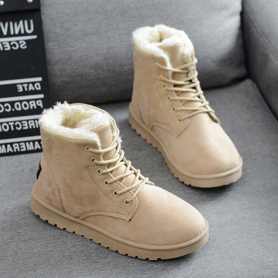 Nora™ | Ankle boots with fleece lining and suede look