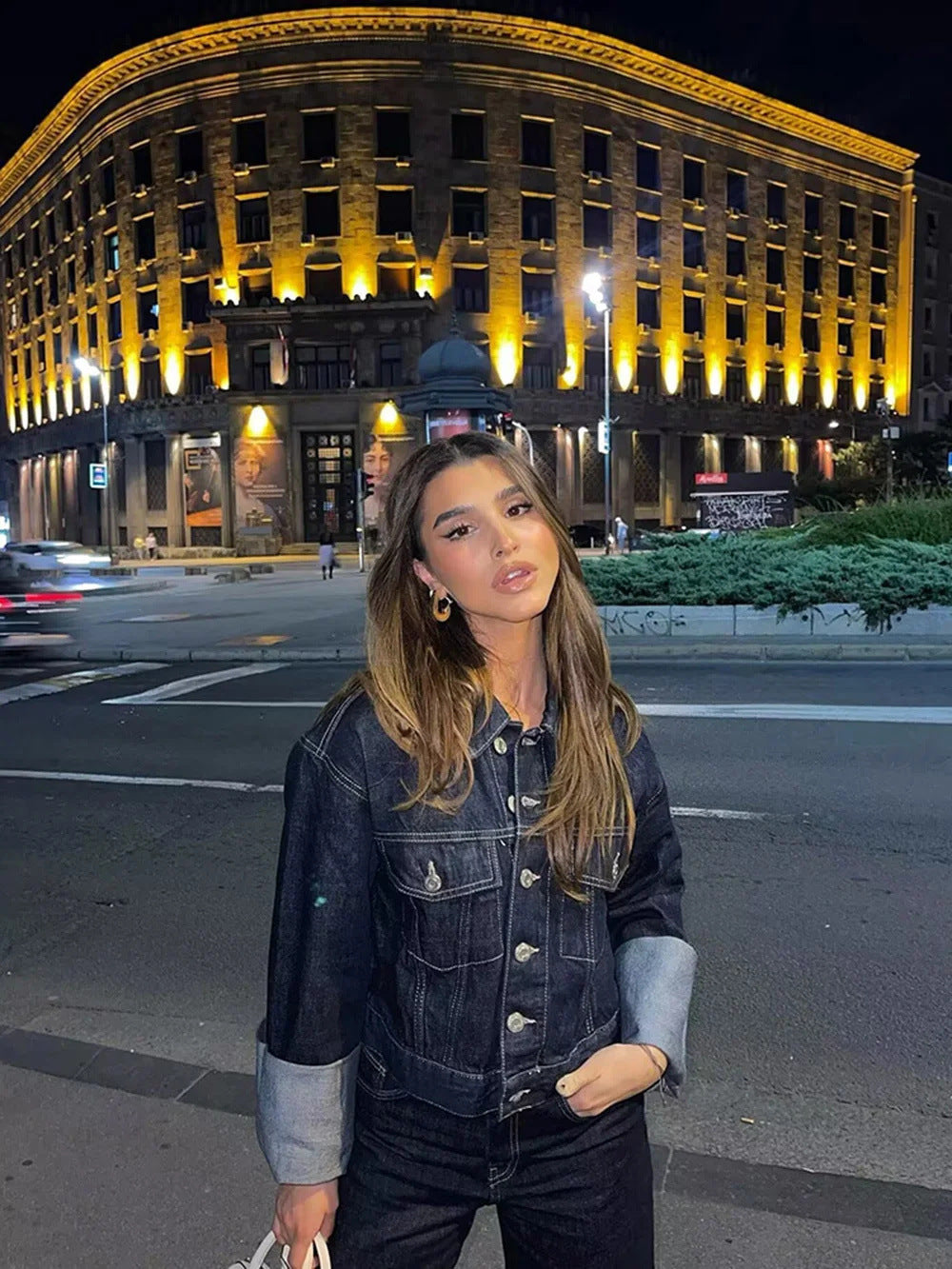 Meadow | Rolled Long Sleeve Coat