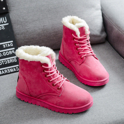Nora™ | Ankle boots with fleece lining and suede look