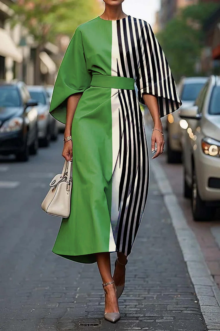 Melody™ | Elegant Round Neck Dress