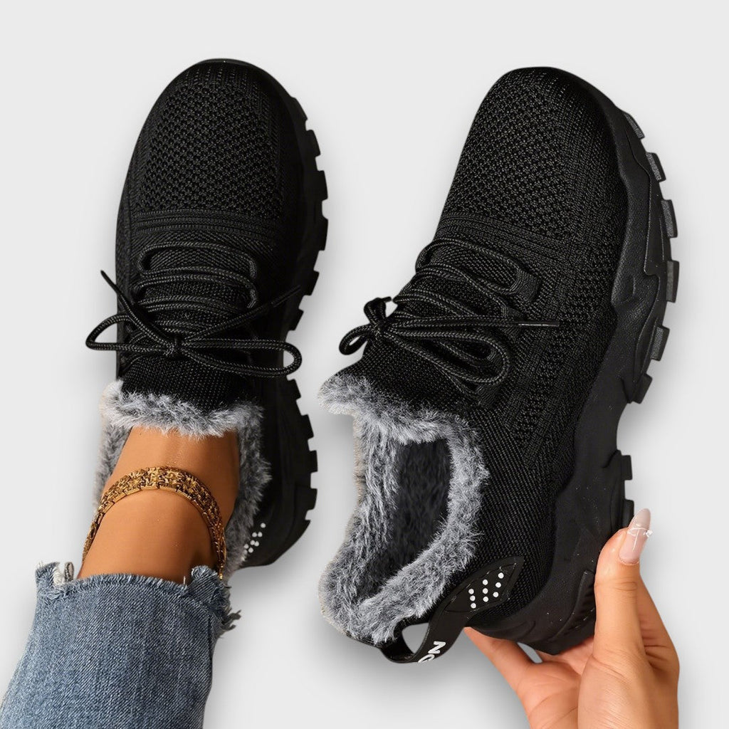 Baskets d'hiver confortables à lacets Betty