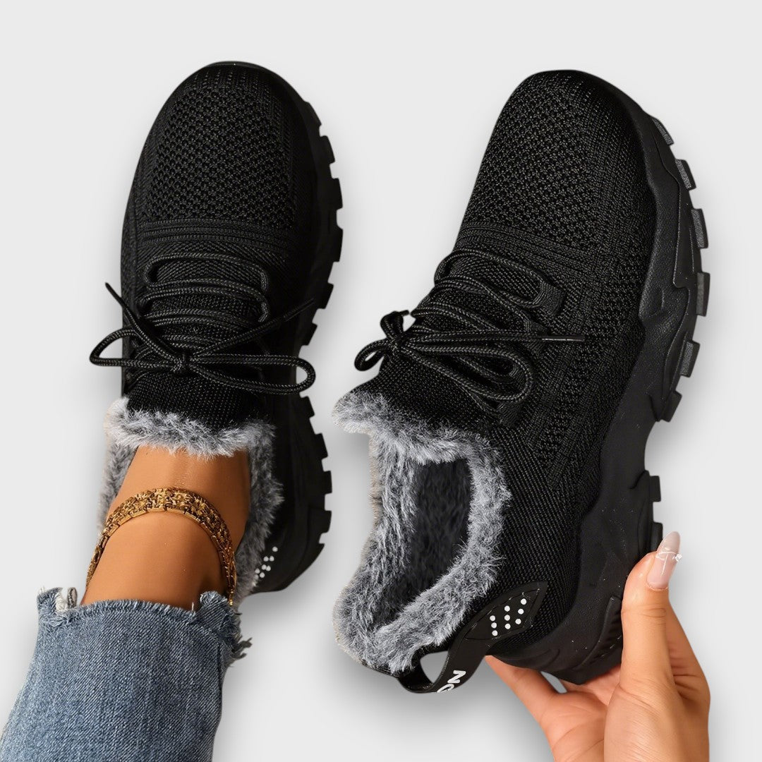 Baskets d'hiver confortables à lacets Betty
