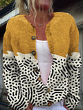 Martha | Gilet boutonné jaune et blanc