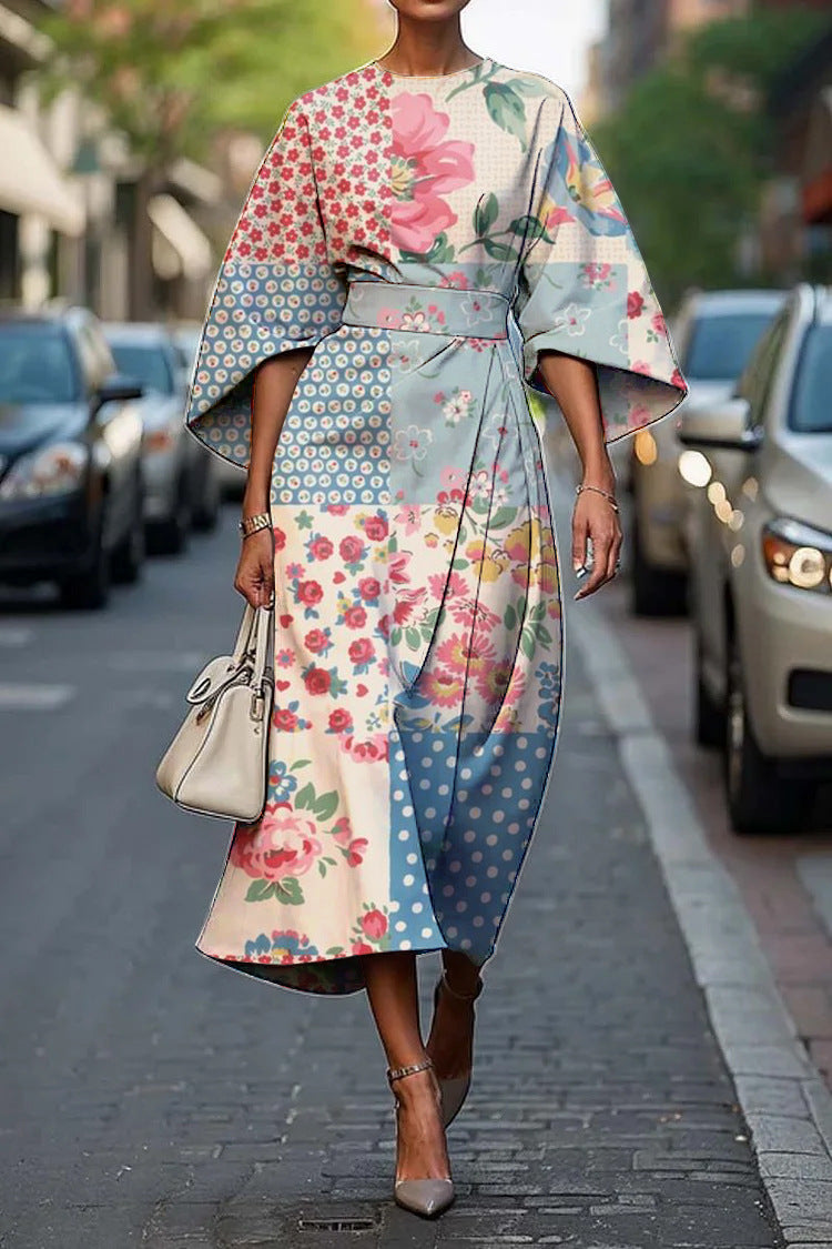 Grace™ | Elegant Round Neck Dress