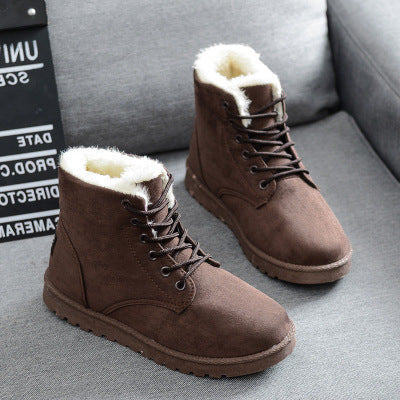 Nora™ | Ankle boots with fleece lining and suede look