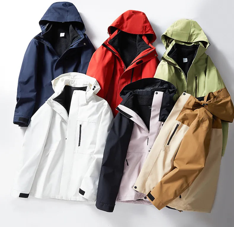 Veste Elara™ 3 en 1 toutes saisons | Imperméable et coupe-vent