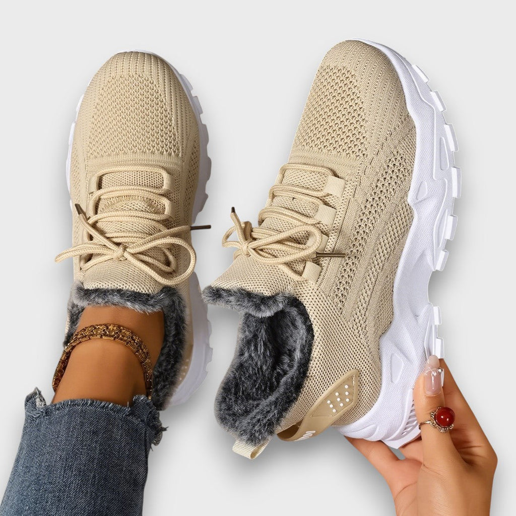 Baskets d'hiver confortables à lacets Betty
