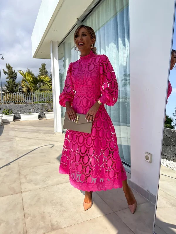 Georgia™ | Elegantní Krajkové Šaty ve Francouzském Stylu