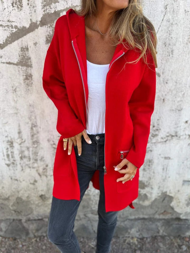 Madlen™ | Veste à Capuche Confortable et Élégante