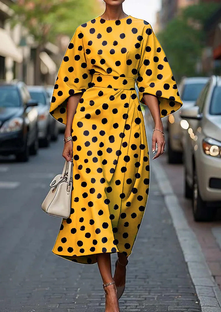 Melody™ | Elegant Round Neck Dress