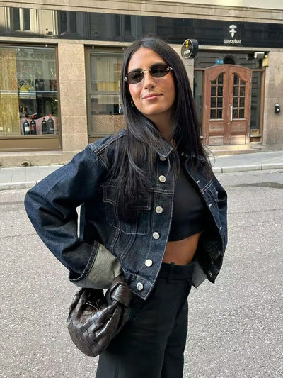 Meadow | Rolled Long Sleeve Coat