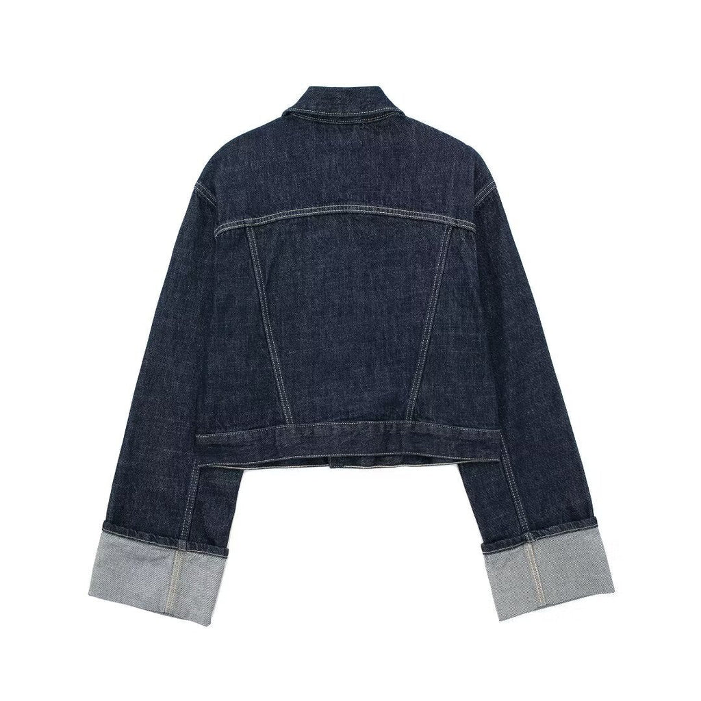 Prairie | Manteau à manches longues retroussées